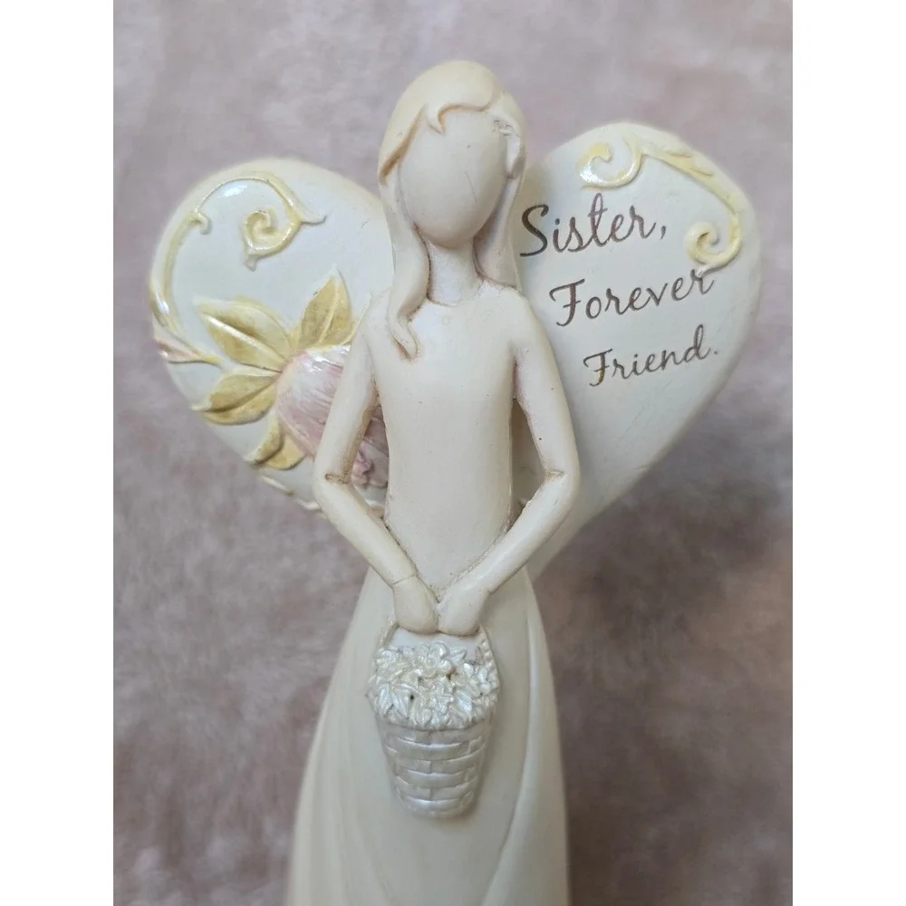 Seagull Studios Flutter Heart Angel Sister Forever Friend Figurine 2009 Resin